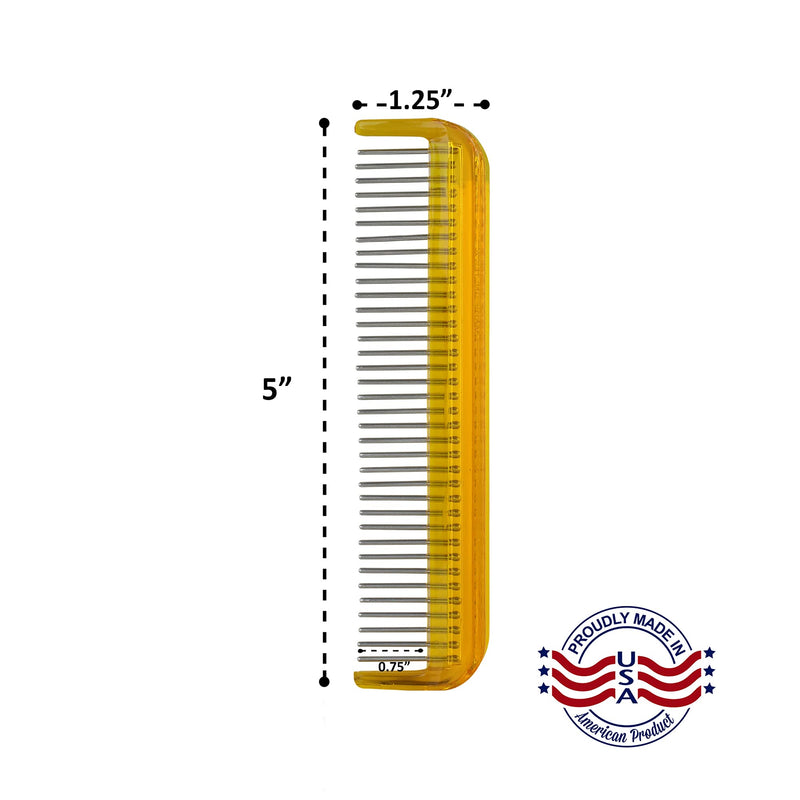 Pet Comb (5", Ocean Blue) 5" - PawsPlanet Australia