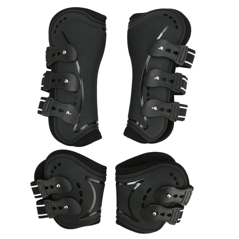 Horse Boots, Lightweight Horse Tendon Boots with Adjustable Buckle, Secure Leg Protection for Horse, Pairs of 2 Large
