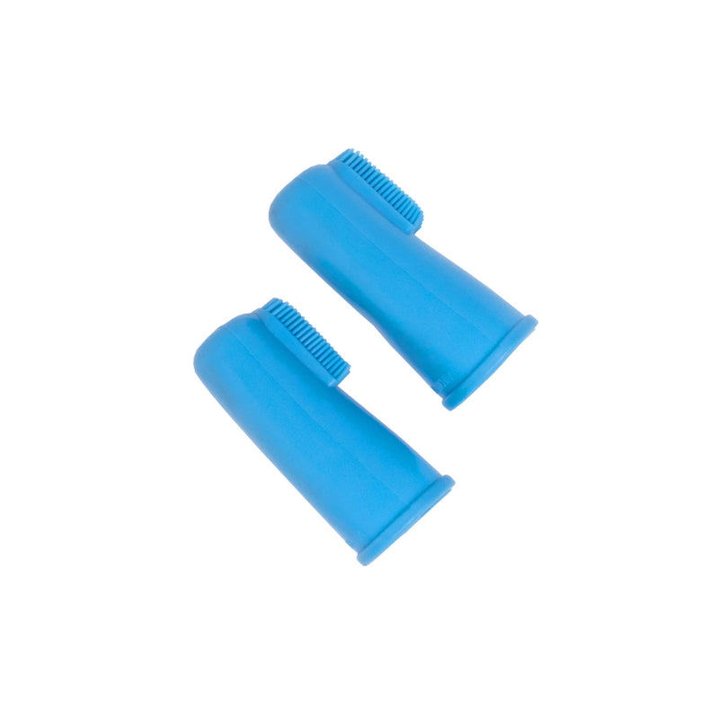 HQ Finger Toothbrush for Pet, Set of 2 Convenient Oral Care for Your Furry Friend's Dental Health, Best Finger Toothbrush for Pets (Blue)