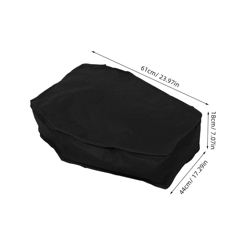 Beavorty pet burial bag made of tear-resistant non-woven fabric with handle, black, for cats and dogs, safe pet transport solution for cremations and funerals