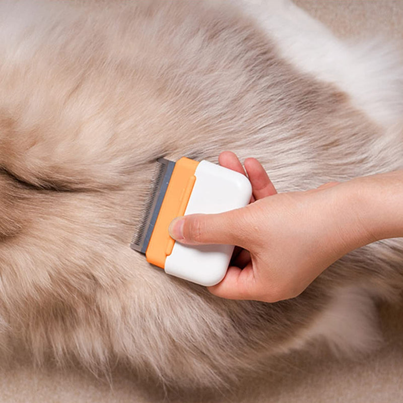 Aimondow Cat Comb, Dog Massage Removal Brush for Deshedding Grooming Comb, Portable Cat Brush for Short Long Haired Cats Dogs Puppy Kitten Rabbit, Remove Matted Tangled Fur Loose Hair - PawsPlanet Australia