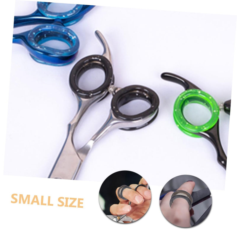 10pcs Silicone Rings Scissor Inserts Scissor Finger Silicone Grooming Shear Finger Grips Scissor Inserts Refer to Pet - PawsPlanet Australia