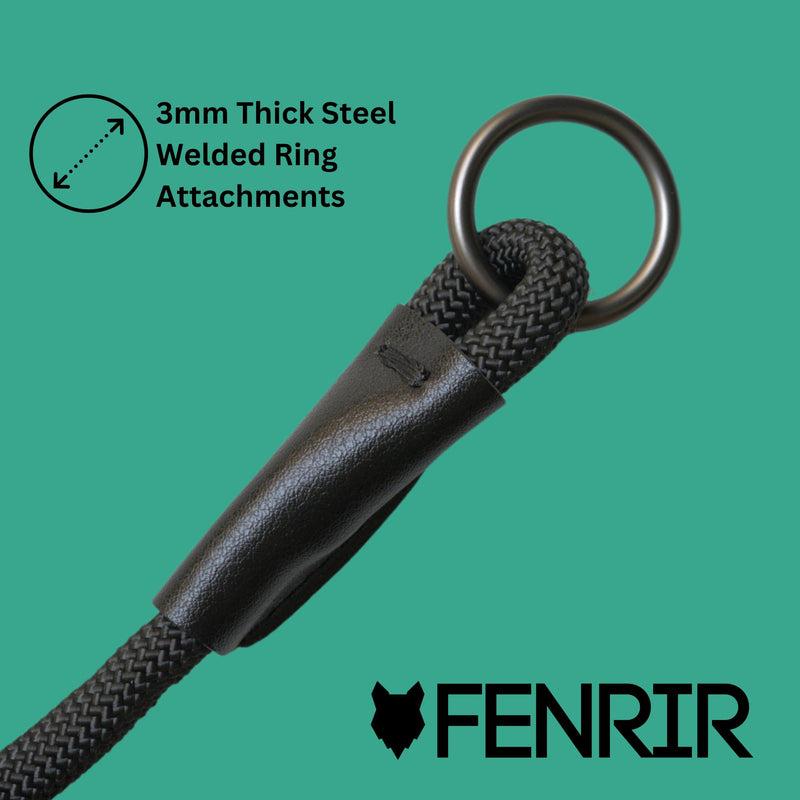 Fenrir Slip Collar with Spring Loaded Limiter Black (Small) Small - PawsPlanet Australia