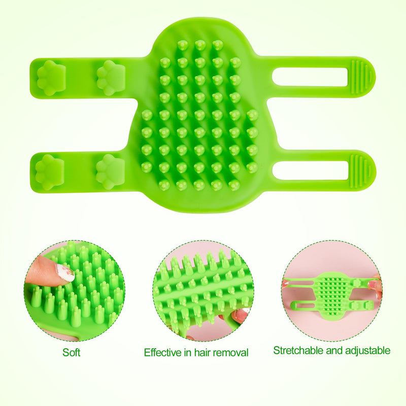 2pcs 2 in 1 Cat Self Groomer Brush, 2 Styles Cat Face Scratcher Corner Adjustable Silicone Cat Grooming Massage Shedding Brush Tickling Comb Pet Brush for Table Legs Climbing Frame - PawsPlanet Australia