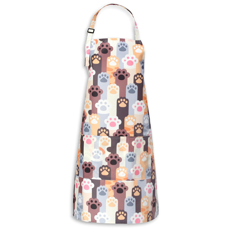 Plum Hill Waterproof Dog Grooming Apron, Groomer Apparel, Pet Washing Smocks Brown - PawsPlanet Australia