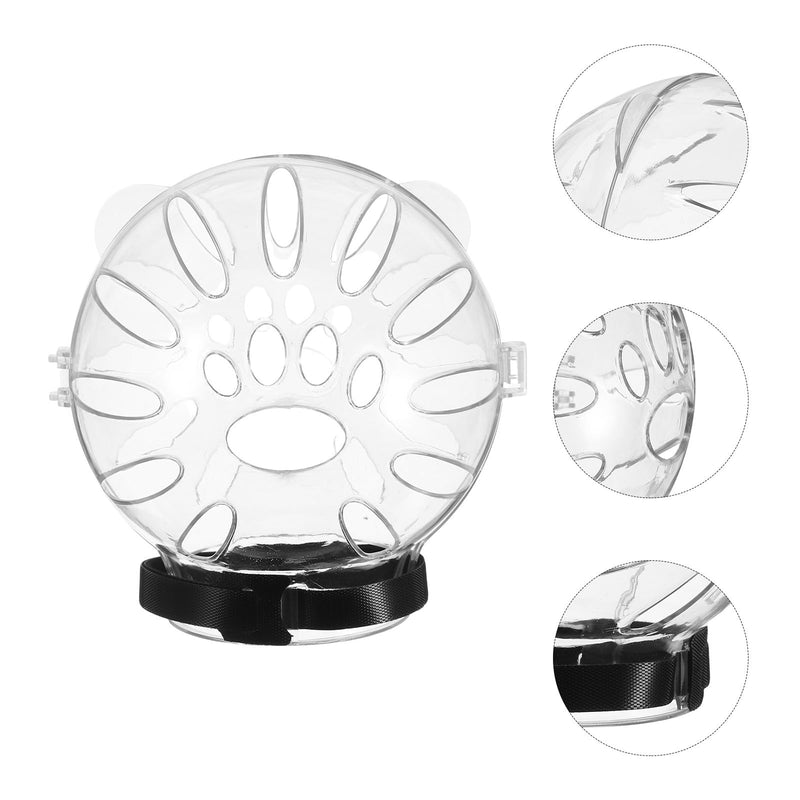 DECHOUS Cat Protective Helmet made of Transparent ABS, Adjustable for Cats and Kittens for Wound Care and Licking Protection in Everyday Life