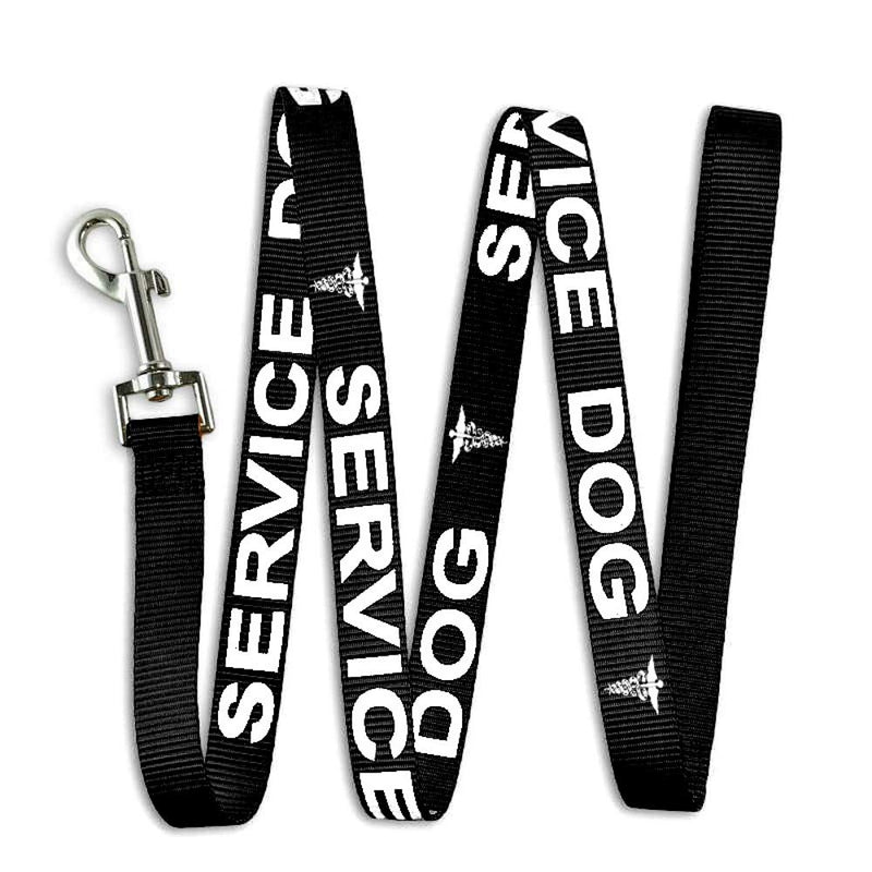 Service Dog Leash - Includes 5 Federal Law Handout Cards - Can Be Used with or Without a Service Dog Vest - PawsPlanet Australia