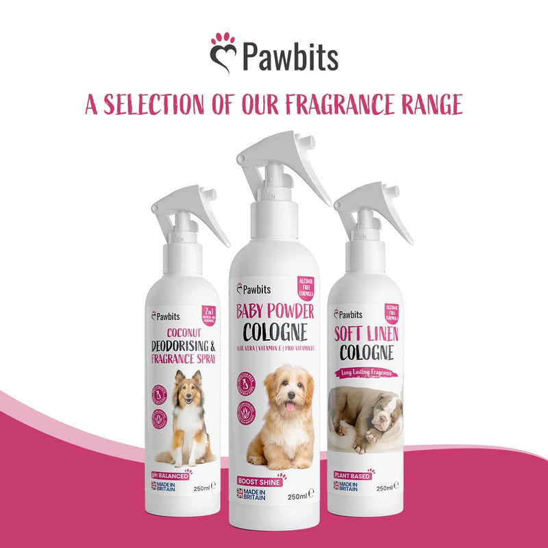 Baby Powder Cologne for Dogs 250ml - Long-Lasting Deodoriser & Conditioner for Pets - PawsPlanet Australia