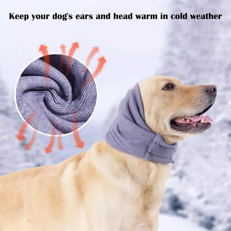 Pack of 2 Ear Protection Dog Protection Against Fright Soothes the Nerves Ear Protection Dog Comfortable and Breathable Heat Insulating in Winter