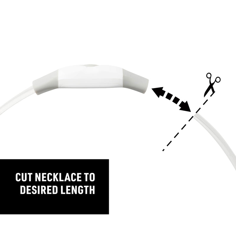 Nite Ize NiteHowl Max Rechargeable LED Safety Necklace - Dog Accessories for Long & Fluffy Coats - LED Glow Necklace for Dogs - Disc-O Select - PawsPlanet Australia
