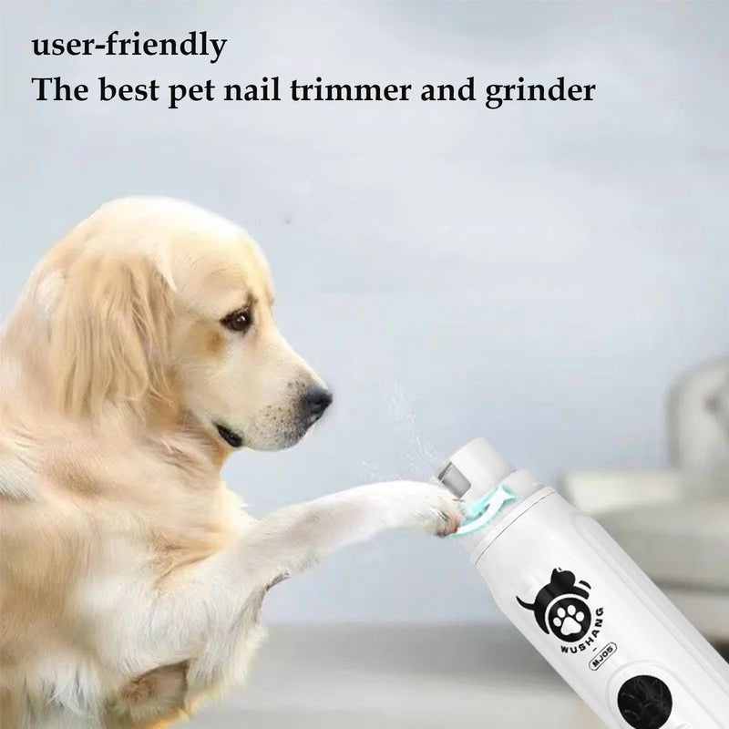 Cat nail grinders & clipper, dog grinder clippers trimmers, for dogs electric best indoor cats painless claw care nails with guard light, quiet grooming led pet cutter, small rechargeable (Black) Black - PawsPlanet Australia