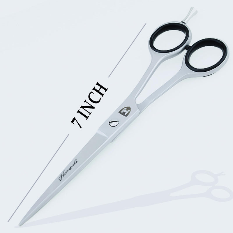 Haryali London 7" Pet Grooming Shears, Straight Dog Grooming Scissors - Stainless Steel Cat and Dog Grooming Scissors, Pet Hair Cutting, Trimming Tools - PawsPlanet Australia