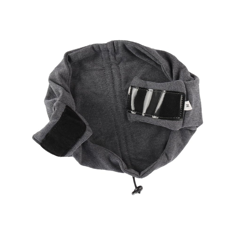 Dog Snood Ear Protectors Dog Ear Muffs Calming Hood Dog Neck and Ears Warmer for Comfort Anxiety Relief and Calming M Szie 35-48cm Grey