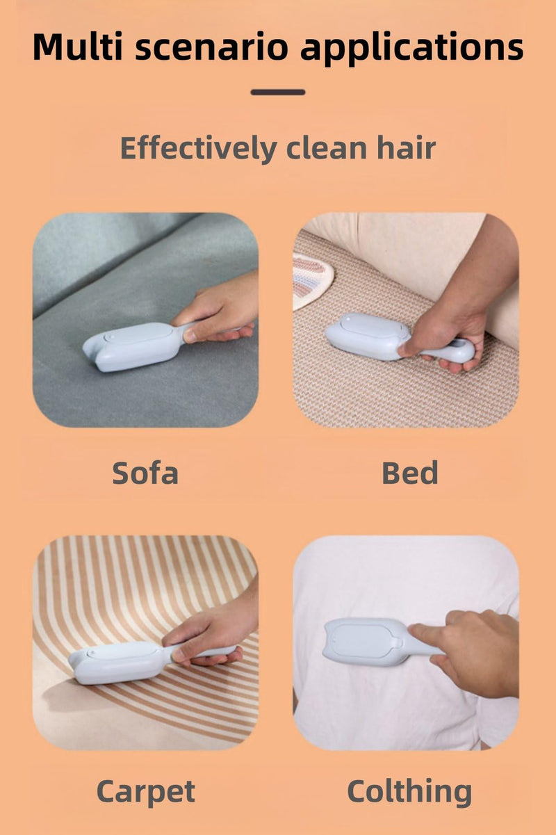 Pet Hair Remover Roller, Reusable Dog & Cat Fur Remover, Portable Lint Rollers Multi-Surface Fur Removal Tool, Cat and Dog Hair Remover for Couch, Carpet, Clothing and Bedding (White) White - PawsPlanet Australia