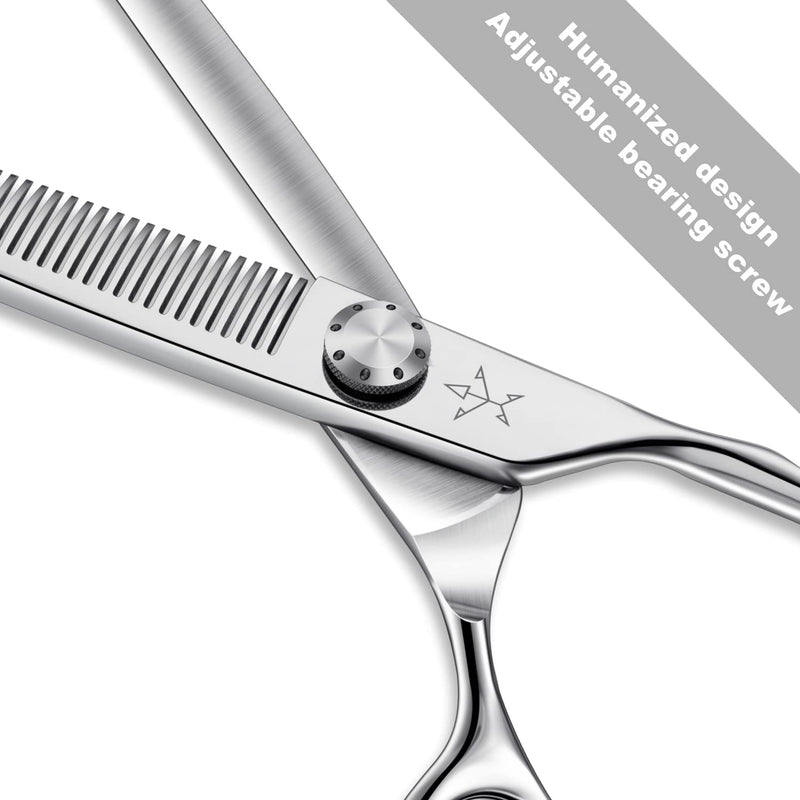 High-end Professional Dog Grooming Thinning Scissors Teeth Cutting Blending Shears Pet Texturizing Shears 7.5 Inch Extremely Very Sharp Stainless Steel Alloy For Cat Horse And Other Animals 7.5inch Thinning - PawsPlanet Australia
