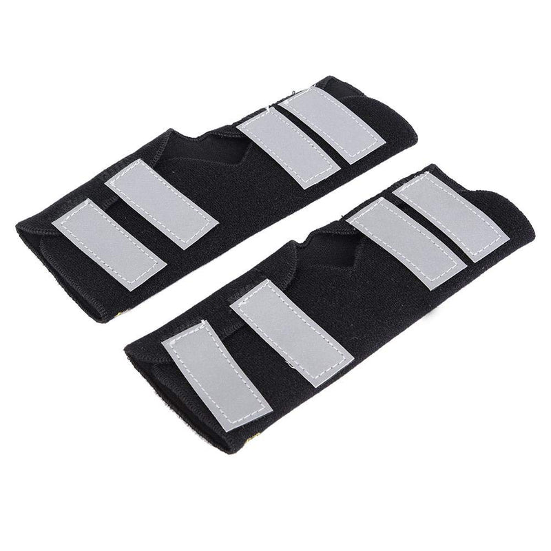 Oumefar Dog Joint Brace, Supportive Dog Leg Braces Protective Compression Wraps, Canine Rear Leg Hock Wraps, for Wound Injury and Sprain Healing of Arthritis(L)
