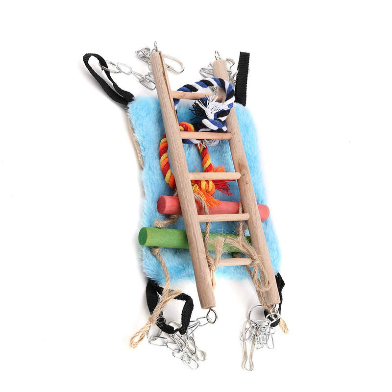 Pet Climbing Rope Net, Bird Climbing Rope Ladder Small Animal Ferret Parrot Rat Bird Swing Rope Hanging Net Cage Pets Swing Bed Toy for Birds Rats Hamster Small Animal Habitat Decor - PawsPlanet Australia