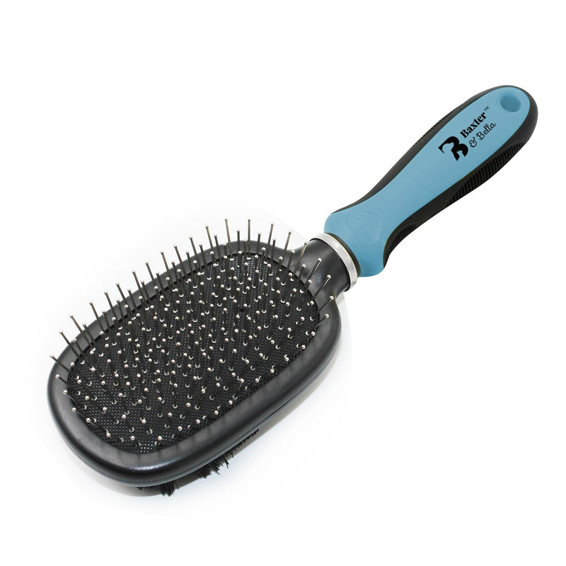 Baxter & Bella (Combination pin/bristle brush for cats) Combination pin/bristle brush for cats - PawsPlanet Australia