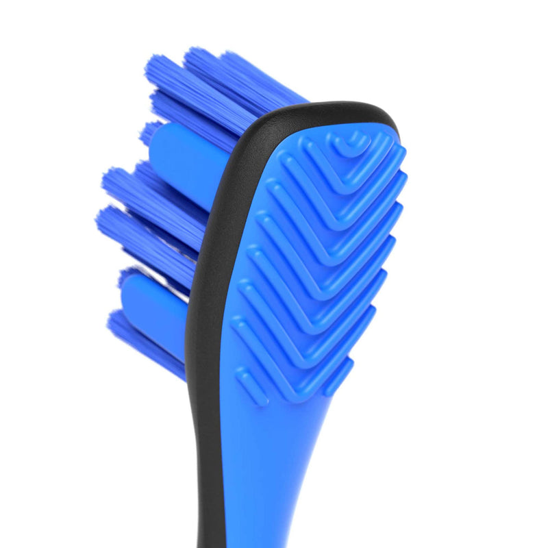 BrushMate Pet Toothbrush & BiteBlock Combo Pack for Dogs (Medium, Blue) 1 Count (Pack of 1) - PawsPlanet Australia