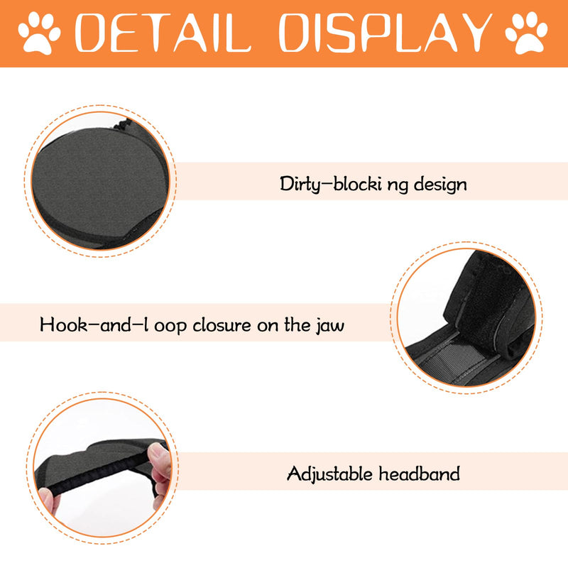 Dog Ear Muffs with Noise Cancellation, Ear Protection for Dogs, Ear Protection Dog, Dog Swimming Caps, Elastic Ear Protection for Dogs, for Noise Blocking, Calming, Winter, Bathing, Drying M
