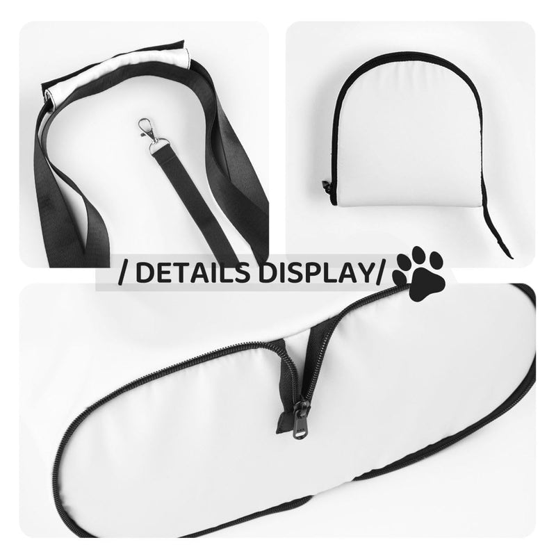 Custom Dog Purse Carrier for Small Dogs Rabbit Cat Add Your Picture Logo Text Personalized Travel Puppy Bag Style14 Black Purse Carrier