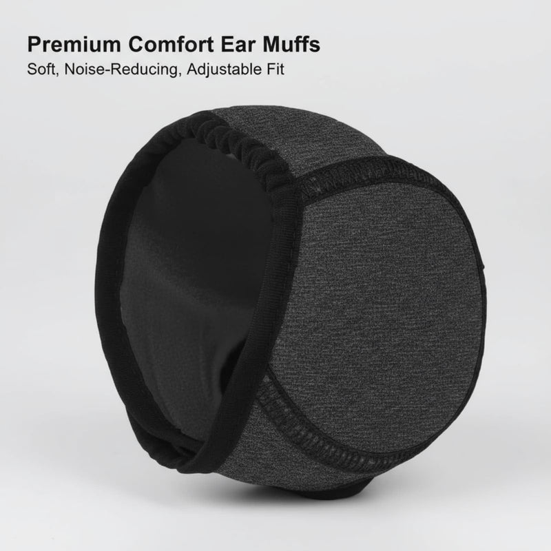 1Pc Dog Ear Protectors, Canine Shower Cap & Pet Essentials, for Bathing & Calming (Gray, Size M)