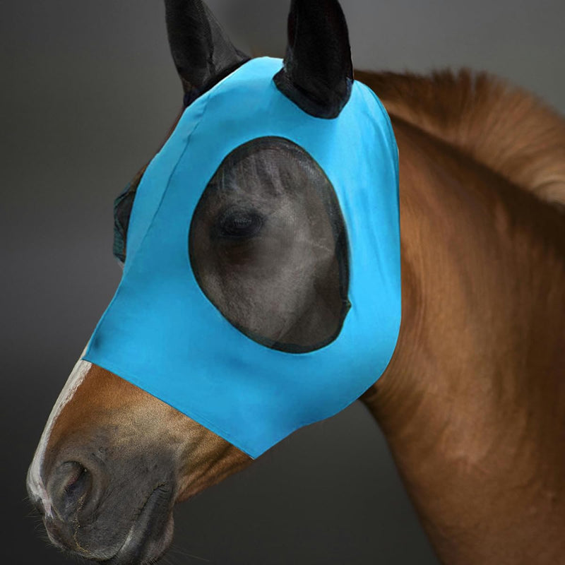 Horse Mask Fly Masks for Horses with Ears Breathable Elastic Fabric for Medium/Large Size Adult Horses - PawsPlanet Australia