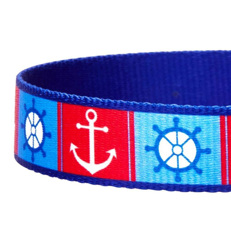 Blueberry Pet Essentials 2 Patterns Classy Bon Voyage Nautical Ocean Harbor Designer Dog Leash, 5 ft x 5/8", Small, Durable Leashes for Dogs 5' * 5/8" (Pack of 1) - PawsPlanet Australia