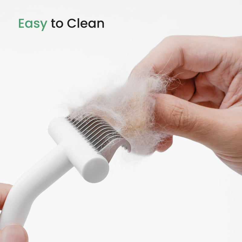 PawRake, Cat and Dog Brush for Shedding and Undercoat Dematting, Pet Grooming Tool for Medium to Long Hair Pets, Skin-Safe and Lightweight - PawsPlanet Australia
