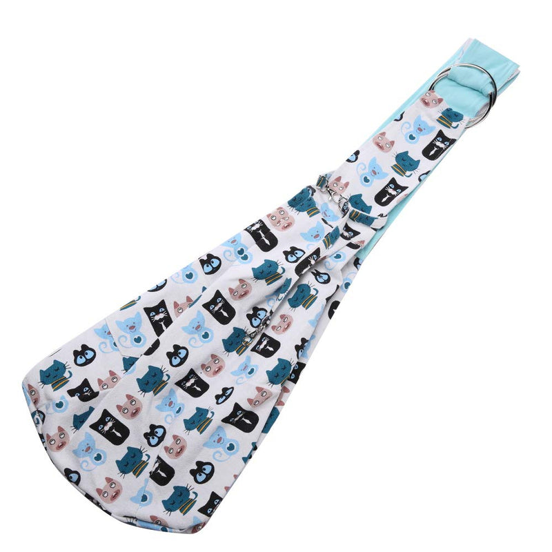 Double-Layer Adjustable Pet Carrier Sling Bag for Large Dogs and Cats, Reversible Design, Dog mom Gifts,Navy and Pink (White) white - PawsPlanet Australia