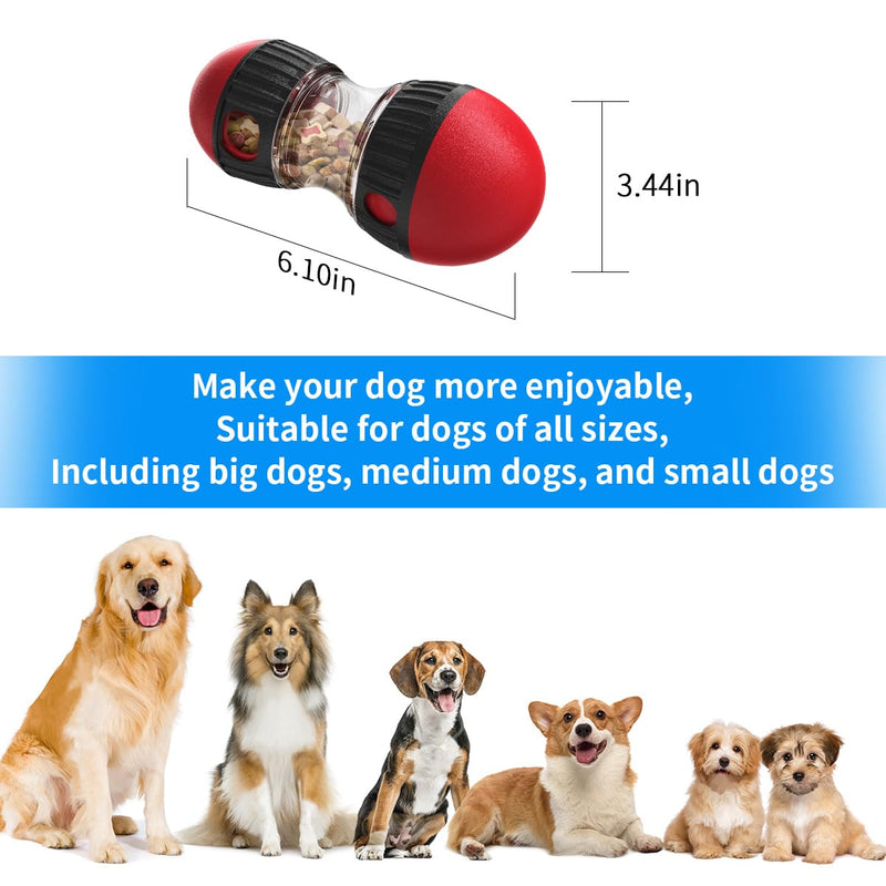 Interactive Treat Dispensing Dog Toys & Adjustable Slow Feeder Ball - Dog Puzzle Toys – Ideal Dog Enrichment Toys to Keep Them Busy - PawsPlanet Australia
