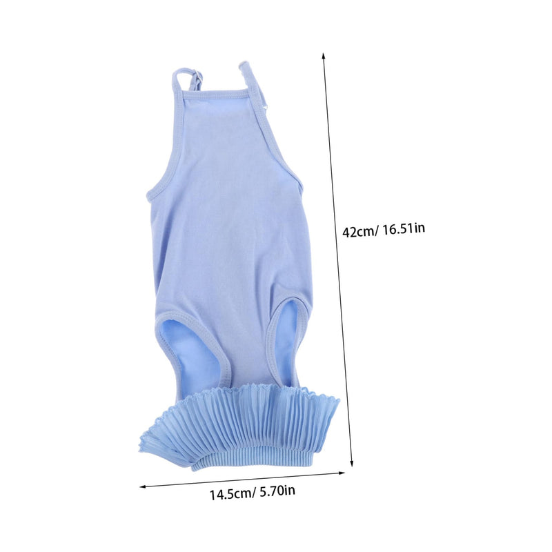 Gadpiparty Lightweight and Breathable Recovery Suit for Cats Made of Modal Fabric Surgical Onesie for Female Cats and Kittens after Surgery Size Light Blue