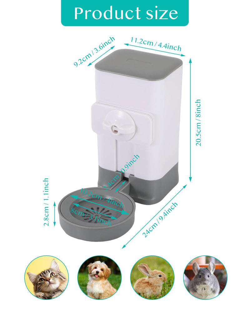 50oz Rabbit Water Bottle No Drip for Cage, Ease of Cleaning, Top Fill Hanging Gravity Water Dispenser, for Rabbits Guinea Pigs, Cats, Dogs and Other Small Animals, No Water Leakage - PawsPlanet Australia