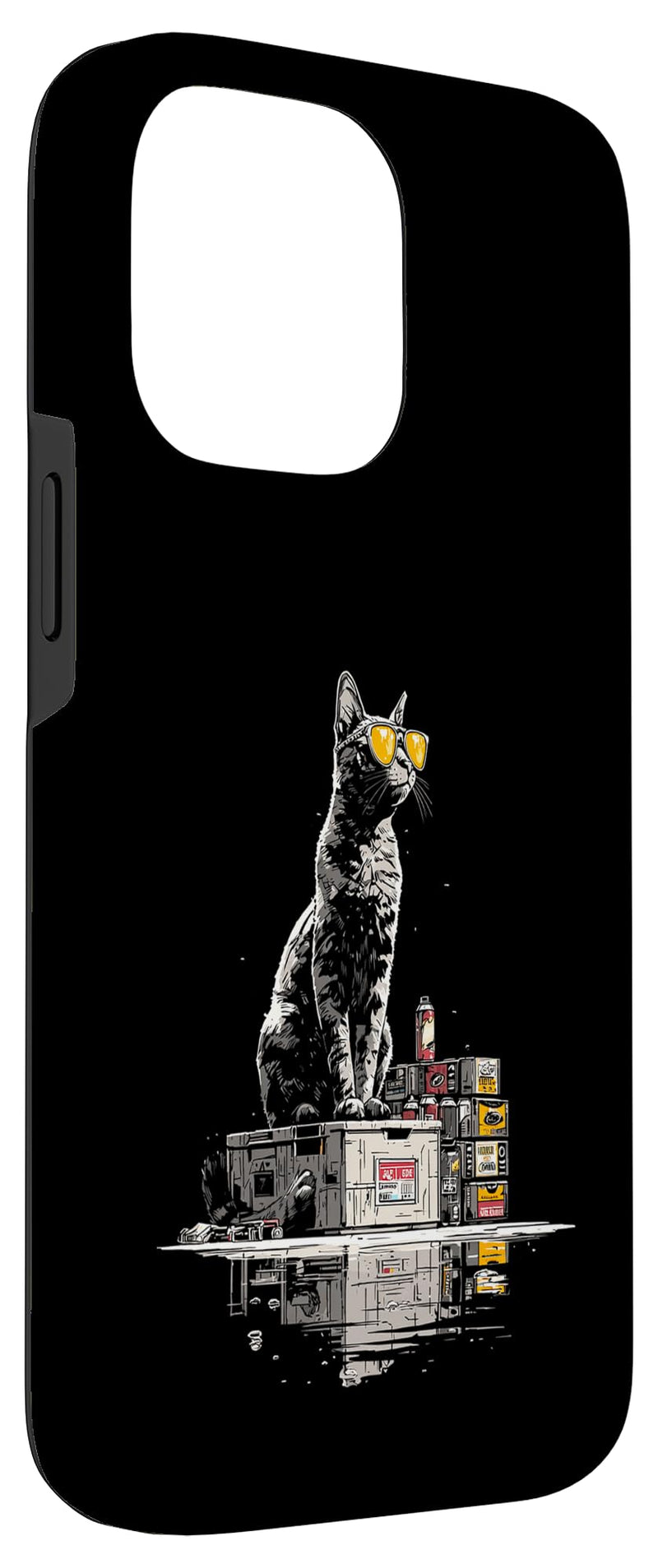 Cat Lover Pet Sunglasses Animal Artwork Cool Funny Case for iPhone 14 Pro Max - PawsPlanet Australia