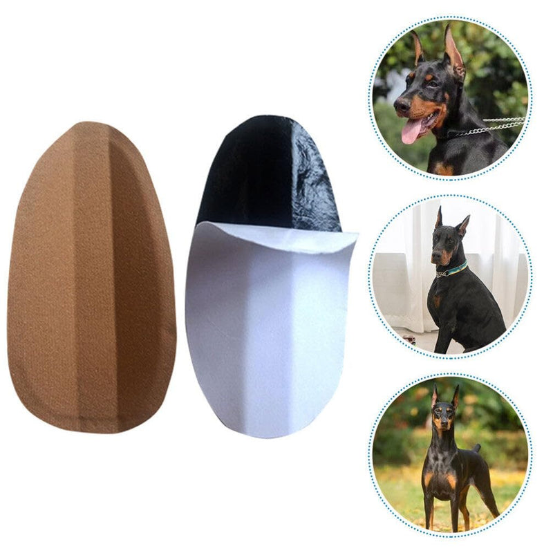 Toddmomy Dog Ear Stand Sticker Up Support Tool Dog Ear Cover Ear Stand Dog Ear Fixed Correction Vertical Holder Doberman Ear Posting Set for Pinscher Dog Samoyed German 6.00X3.00X0.30CM