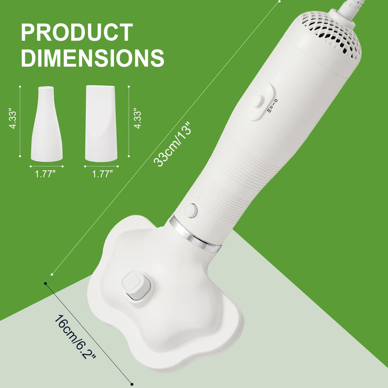 Professional Pet Grooming Dryer Brush – 3-in-1 Dog Blow Dryer with Slicker Brush, Adjustable Temp, Overheat Safe, Salon Quality - PawsPlanet Australia