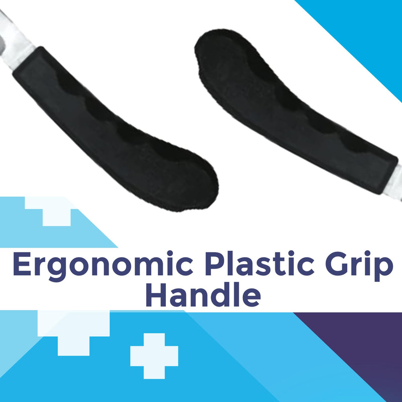 Regular Hoof Knife for Horses – Farrier Tool with Plastic Grip – Hoof Trimming Knife for Equine Care & Veterinary Use (Semi-Wide Blade) Semi-Wide Blade - RH
