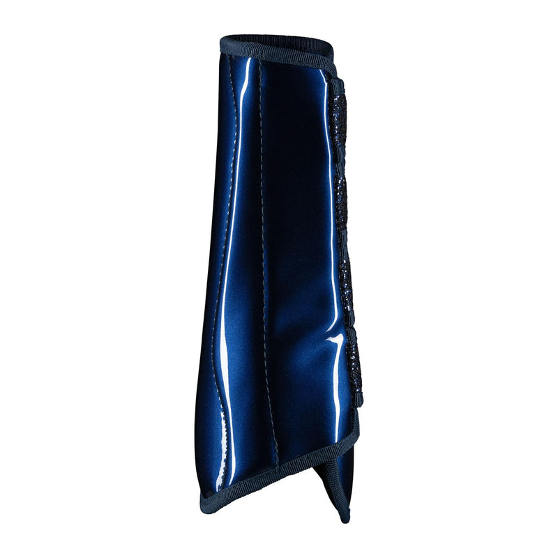 HORZE Protection Boots with Glitter Horse Dark Blue