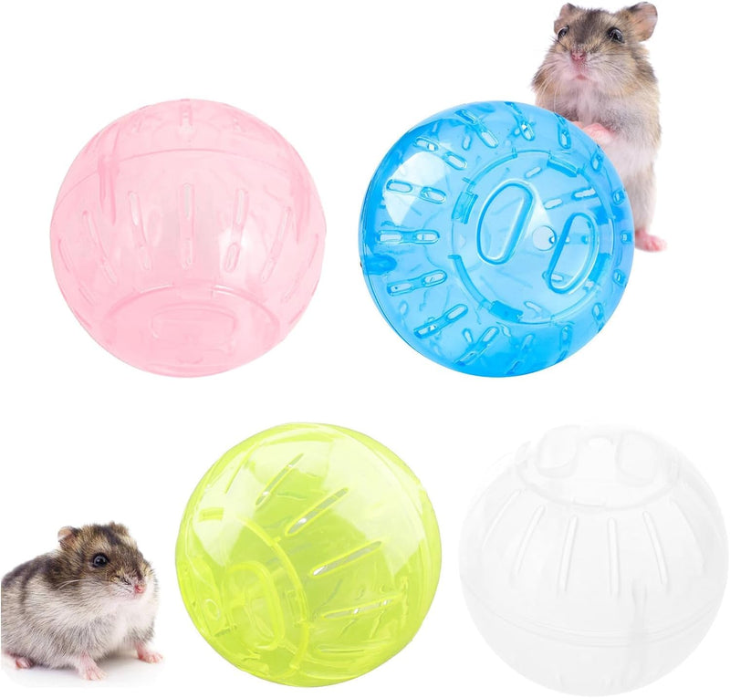 White Silent Exercise Ball Plastic Spinner Hamster Running for Sugar Gliders Small Mice Gerbils Multiple Colors Hamster Exercise Ball，Small Animal Exercise Wheels，Small Animal Health Supplie - PawsPlanet Australia