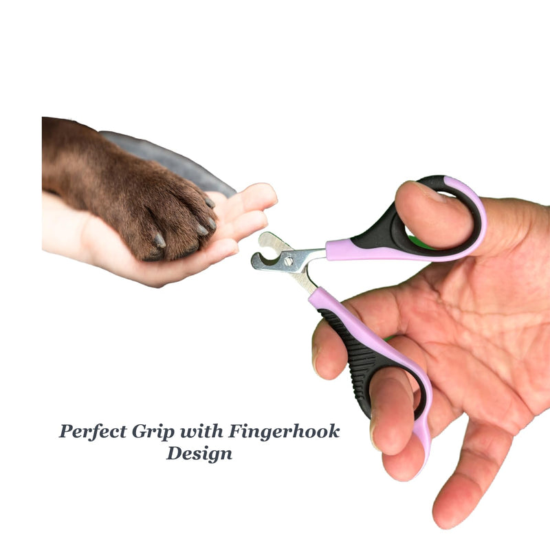 PURPLE Professional Small Pet Nail Clippers EASY GRIP Cat Nail Clipper and Trimmer Dogs Birds Rabbits Ferrets Chinchillas - PawsPlanet Australia