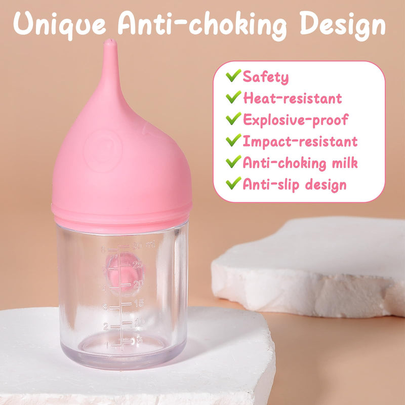 Pet Feeder Bottle Kitten Bottles for Nursing Silicone Kitten Bottle Feedings Kit Anti-Choking Puppy Bottles Reusable Puppy Feeding for Newborn Kittens Puppies Small Animals - PawsPlanet Australia