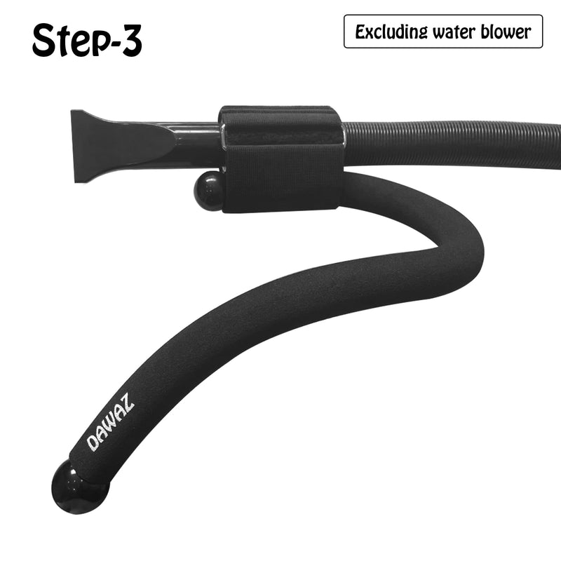 DAWAZ pet Grooming Dog Hair Dryer Water Blowing Machine Neck Hanging Bracket Universal Adjustment Free Your Hands (D2), BLACK D2 - PawsPlanet Australia