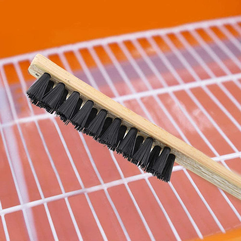 Long Handled Birdcage Brush,YOUTHINK 3Pcs Bird Cage Brush Wooden Long Handle Bird Cleaning Brush for Parrots Birds Cage Necessary Supplies - PawsPlanet Australia