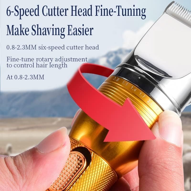 Electric Professional Dog Grooming Clippers, Powerful Sheep Shears Pet Grooming Clippers for Heavy Duty Hair,Horses Cat Farm Livestock Fur Carpet Trimmers Shaver for Thick Coats - PawsPlanet Australia