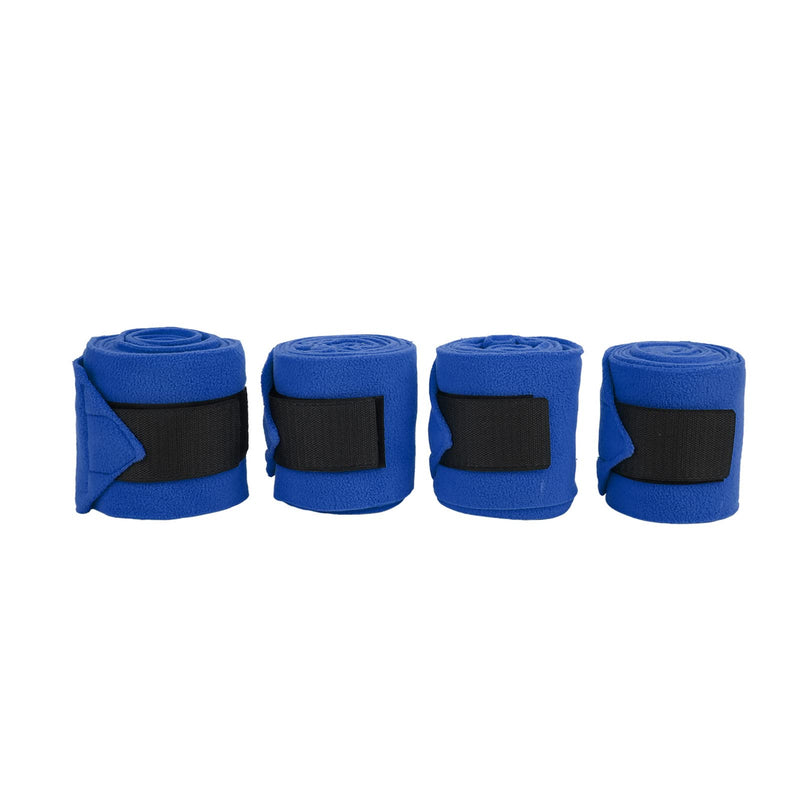 Horse Leg Wrap Self Adhesive Fleece Bandages 4pcs Multifunctional Support for Training Exercising (Blue)