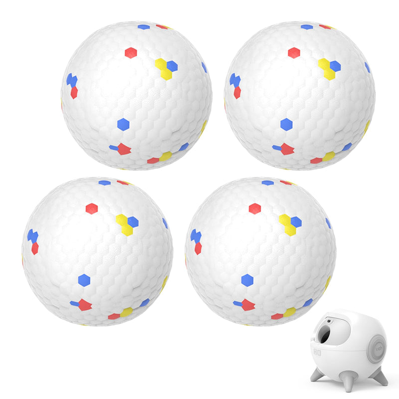 uahpet iRetriever Balls 4Pack for iRetriever Dog Ball Launcher, 2.5inch Tear-Resistant ETPU Dog Toys Balls