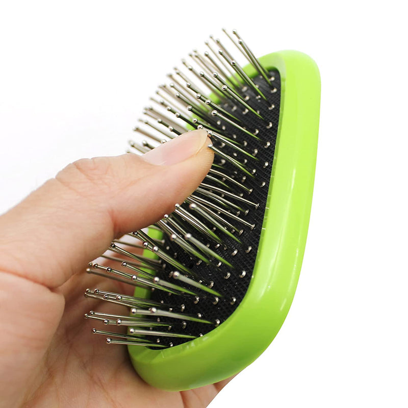 H&H Pets Grooming Brush Kit for Dogs & Cats - 3 in 1 Brush with Bath Massage, Pin Slicker, and Bristle Brush - Lightweight and Compact Dog Supplies - Professional Pet Hair Brush for Everyday Use - PawsPlanet Australia