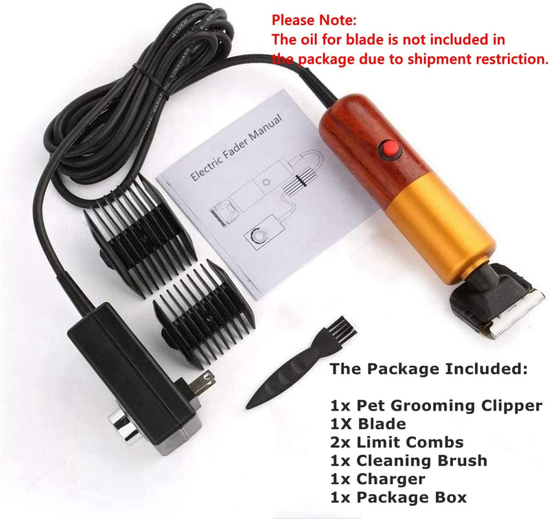 Dream Reach Pet Grooming Clippers, Low Noise Dog Clipper, Electric Cat Hair Shaver Kit, Pet Hair Trimmers for Small Medium Large Dogs Cats with 2 Comb Attachments (A-200W) A-200W - PawsPlanet Australia