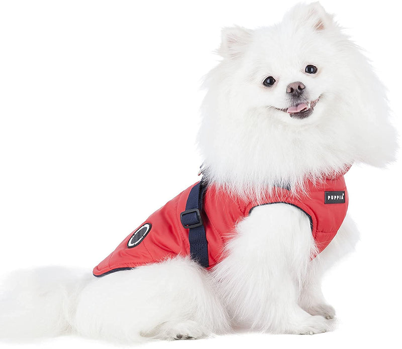 Puppia Authentic Mountaineer II Winter Vest, XX-Large, Red