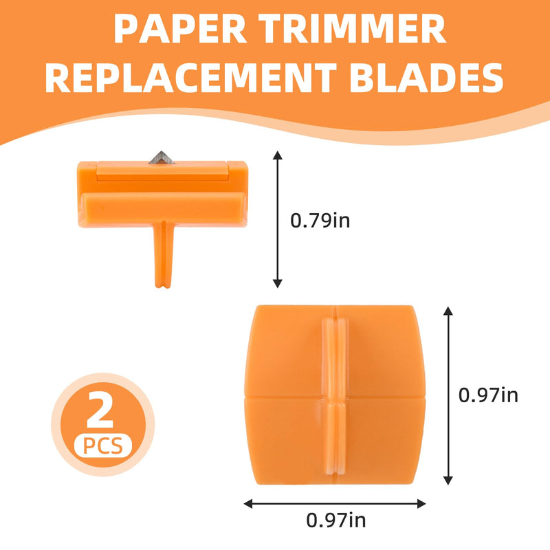 157400-1001 Paper Cutter Blades Replacement for Fiskars Paper Trimmer TripleTrack High Profile Blades, Portable Paper Cutter Style I Blade 1968701005 for Cutting and Scoring- 2 Pack - PawsPlanet Australia